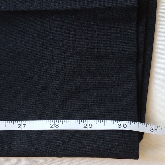 Energie Gold Sixty Straight Leg Slacks Pants 34 Black Silver D-Ring Trim - Picture 9 of 10